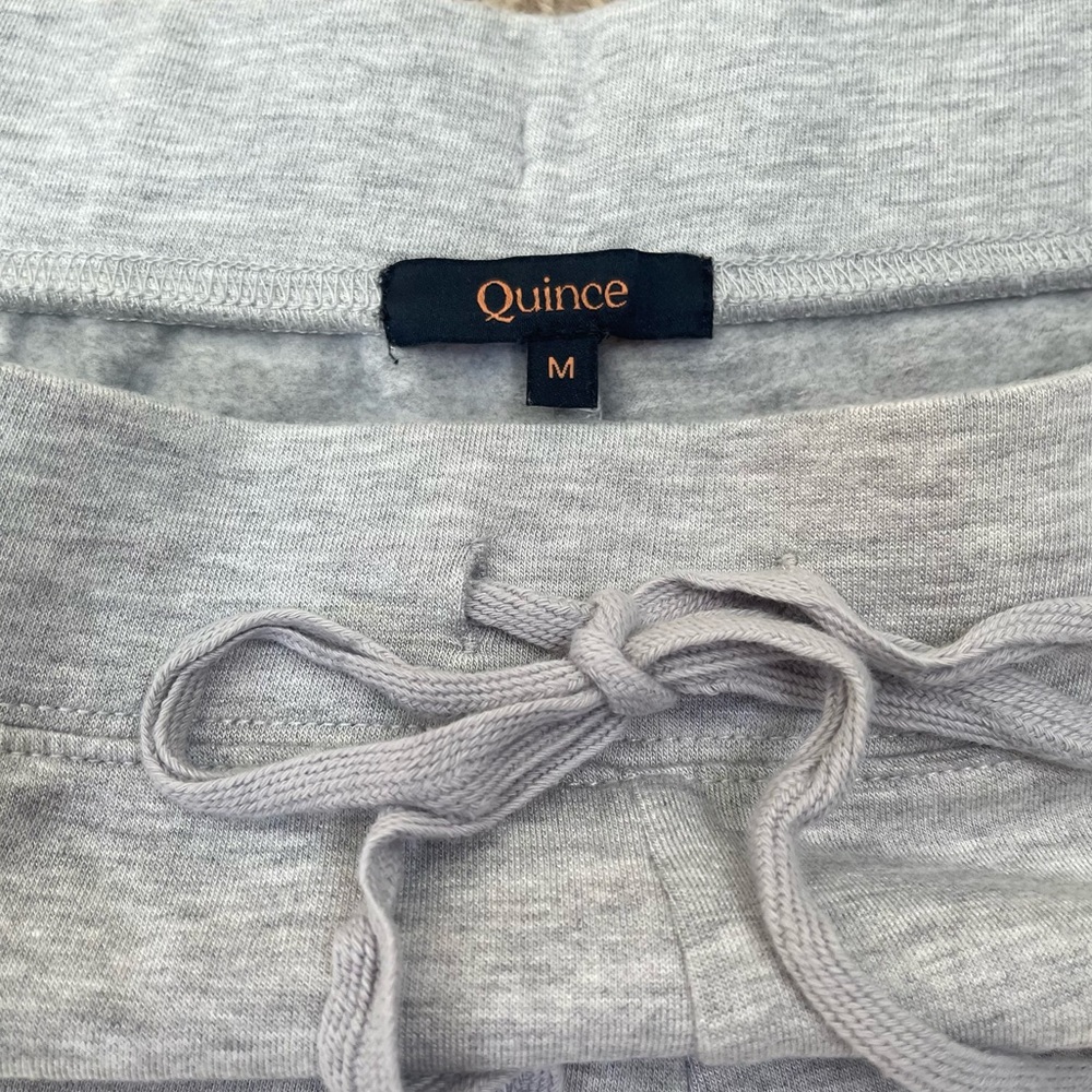 Quince Women’s SuperSoft Fleece Lounge Shorts in Heather Gray Size Medium - Picture 9 of 16